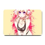 Blonde Hair Bikini Furry Girl Small Doormat  24 x16  Door Mat