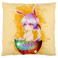 Easter Bunny Furry Standard Flano Cushion Case (two Sides) by Catifornia