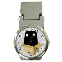 Black Cat In A Box Money Clip Watches