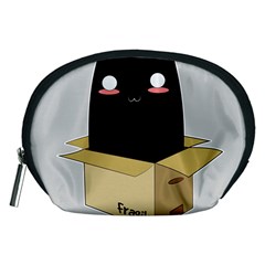 Black Cat In A Box Accessory Pouches (medium)  by Catifornia
