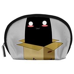 Black Cat In A Box Accessory Pouches (large)  by Catifornia