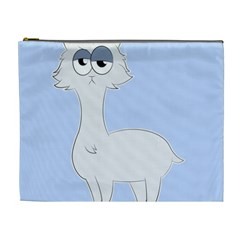 Grumpy Persian Cat Llama Cosmetic Bag (xl) by Catifornia