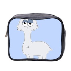 Grumpy Persian Cat Llama Mini Toiletries Bag 2-side by Catifornia