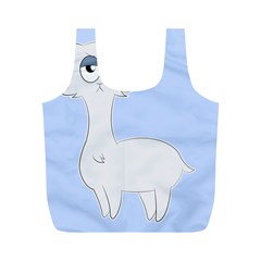 Grumpy Persian Cat Llama Full Print Recycle Bags (m)  by Catifornia