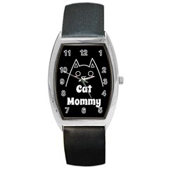 Love My Cat Mommy Barrel Style Metal Watch by Catifornia
