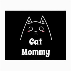 Love My Cat Mommy Small Glasses Cloth (2-Side)