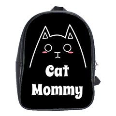 Love My Cat Mommy School Bags (XL) 