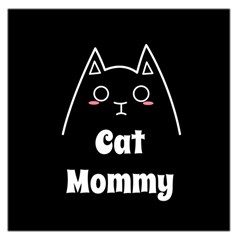 Love My Cat Mommy Large Satin Scarf (square) by Catifornia