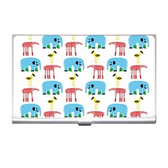 Animals Elephants Giraffes Bird Cranes Swan Business Card Holders