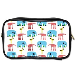 Animals Elephants Giraffes Bird Cranes Swan Toiletries Bags 2-side by Mariart