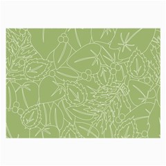 Blender Greenery Leaf Green Large Glasses Cloth (2-side) by Mariart