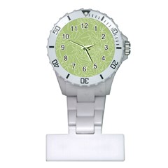 Blender Greenery Leaf Green Plastic Nurses Watch by Mariart