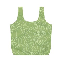 Blender Greenery Leaf Green Full Print Recycle Bags (m)  by Mariart