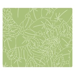 Blender Greenery Leaf Green Double Sided Flano Blanket (small) 