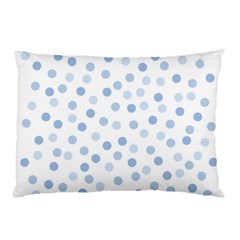 Bubble Balloon Circle Polka Blue Pillow Case (two Sides) by Mariart