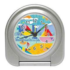 Boats Ship Sea Beach Travel Alarm Clocks