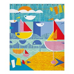 Boats Ship Sea Beach Shower Curtain 60  X 72  (medium)  by Mariart