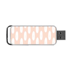 Donut Rainbows Beans White Pink Food Portable Usb Flash (two Sides) by Mariart