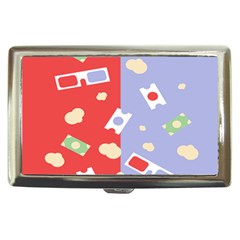 Glasses Red Blue Green Cloud Line Cart Cigarette Money Cases