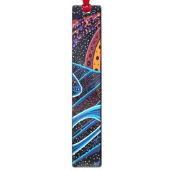 Fish Out Of Water Monster Space Rainbow Circle Polka Line Wave Chevron Star Large Book Marks by Mariart