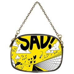 Have Meant  Tech Science Future Sad Yellow Street Chain Purses (one Side) 