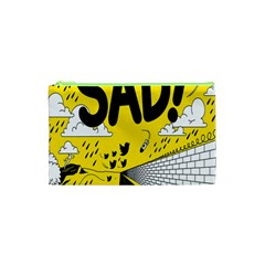 Have Meant  Tech Science Future Sad Yellow Street Cosmetic Bag (xs)