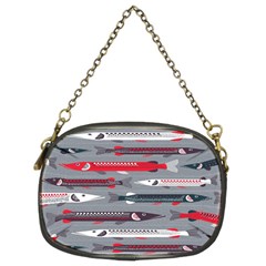 Fish Sea Beach Water Seaworld Animals Swim Chain Purses (two Sides)  by Mariart