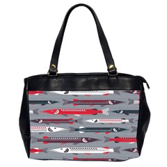 Fish Sea Beach Water Seaworld Animals Swim Office Handbags (2 Sides)  by Mariart