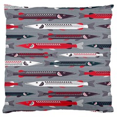 Fish Sea Beach Water Seaworld Animals Swim Standard Flano Cushion Case (two Sides)