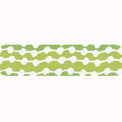 Polkadot Polka Circle Round Line Wave Chevron Waves Green White Large Bar Mats by Mariart