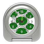 Leaf Green Travel Alarm Clocks Front