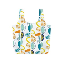 Pebbles Texture Mid Century Full Print Recycle Bags (s) 