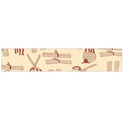 Sheep Goats Paper Scissors Flano Scarf (large)