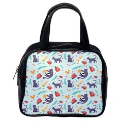 Redbubble Animals Cat Bird Flower Floral Leaf Fish Classic Handbags (one Side) by Mariart