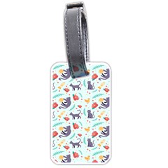 Redbubble Animals Cat Bird Flower Floral Leaf Fish Luggage Tags (one Side) 