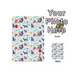 Redbubble Animals Cat Bird Flower Floral Leaf Fish Playing Cards 54 (Mini)  Front - Diamond7