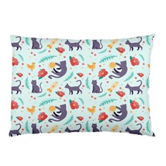 Redbubble Animals Cat Bird Flower Floral Leaf Fish Pillow Case (two Sides) by Mariart