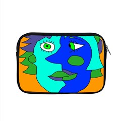 Visual Face Blue Orange Green Mask Apple Macbook Pro 15  Zipper Case by Mariart