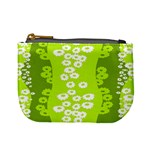 Sunflower Green Mini Coin Purses Front