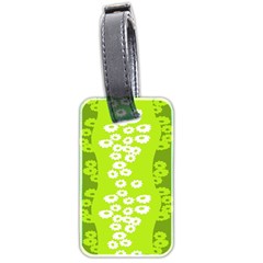 Sunflower Green Luggage Tags (two Sides)