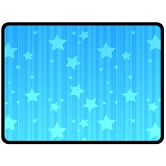 Star Blue Sky Space Line Vertical Light Fleece Blanket (large) 