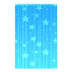 Star Blue Sky Space Line Vertical Light Shower Curtain 48  X 72  (small) 