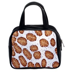 Formalin Paraffin Human Stomach Stained Bacteria Brown Classic Handbags (2 Sides) by Mariart