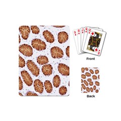Formalin Paraffin Human Stomach Stained Bacteria Brown Playing Cards (mini)  by Mariart