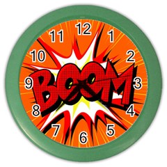 Boom Sale Orange Color Wall Clocks