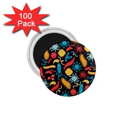 Worm Insect Bacteria Monster 1 75  Magnets (100 Pack) 