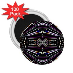 Dark Ethnic Sharp Bold Pattern 2 25  Magnets (100 Pack)  by dflcprints