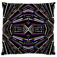 Dark Ethnic Sharp Bold Pattern Standard Flano Cushion Case (two Sides)