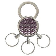 Circles Dots Background Texture 3-ring Key Chains