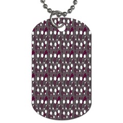 Circles Dots Background Texture Dog Tag (two Sides)